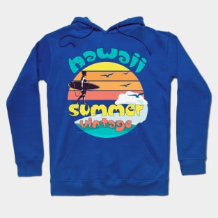 Hawaii Summer Retro Vintage Hoodie